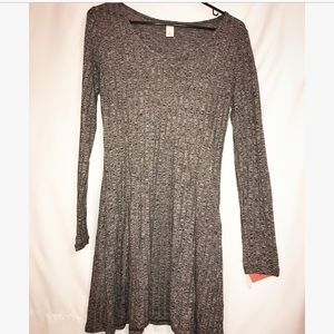 Sweater material dress